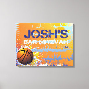 JOSH'S Mitzvah Sign In Board 1