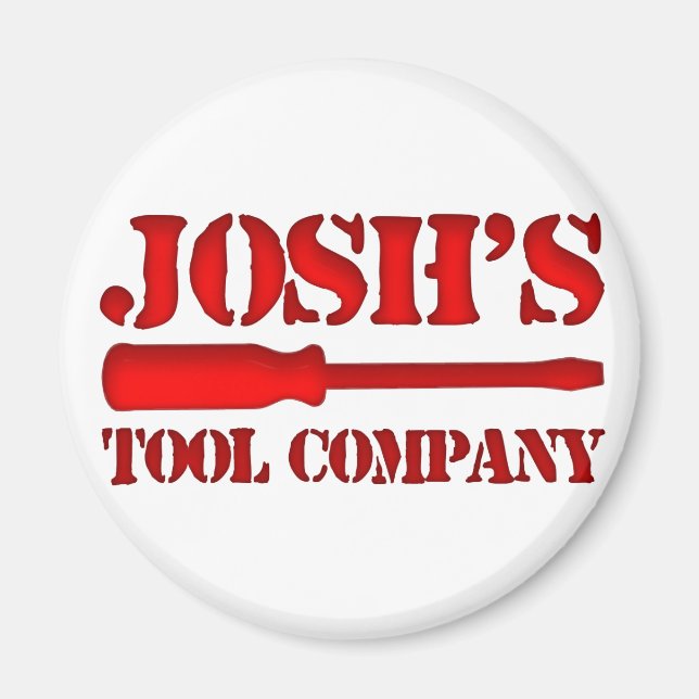 Josh's Tool Company Magnet (Front)