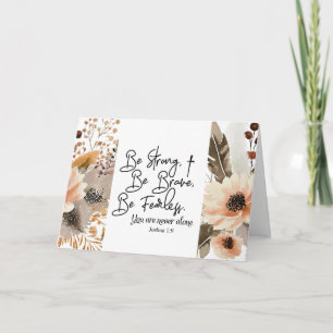 Joshua 1 9 Be Strong Be Brave Bible Verse Card