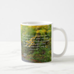 Joshua 1:9 Bible Verse Christian Scripture Coffee Mug