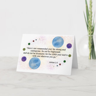 Joshua 1:9 card