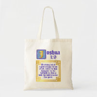 Joshua 1:9 Illuminated Old Testament Bible Quote