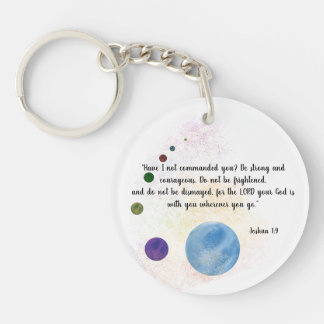 Joshua 1:9 key ring