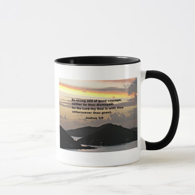 Joshua 1:9 mug (Right)