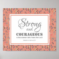 Joshua 1:9 | STRONG AND COURAGEOUS Inspirational