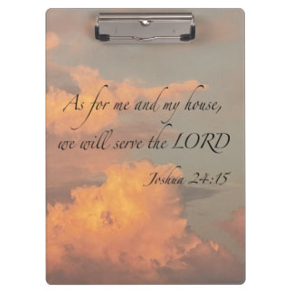 Joshua 24:15 As for me and… Clipboard