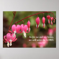 Joshua 24:15 Bleeding Heart Flowers