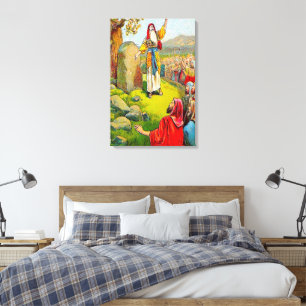 Joshua 24:1-15 Joshua's Farewell Canvas Print