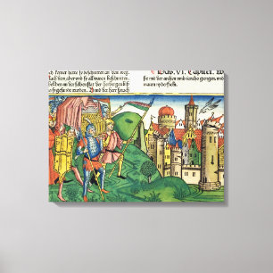 Joshua 6 4-21 The Fall of Jericho, from the 'Nurem Canvas Print
