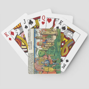 Joshua 6 4-21 The Fall of Jericho, from the 'Nurem Playing Cards