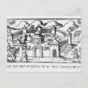 Joshua at the Walls of Jericho Postcard