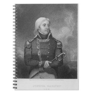 Joshua Barney (1759-1818), engraved by J. Gross af Notebook