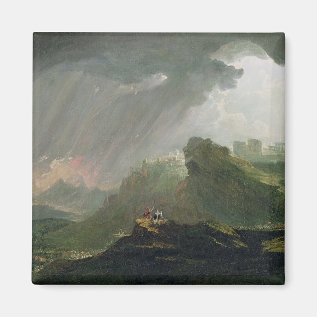 Joshua Commanding the Sun to Stand Still Upon Gibe Magnet (Front)