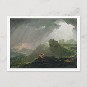 Joshua Commanding the Sun to Stand Still Upon Gibe Postcard