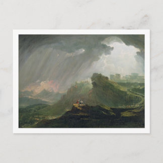 Joshua Commanding the Sun to Stand Still Upon Gibe Postcard