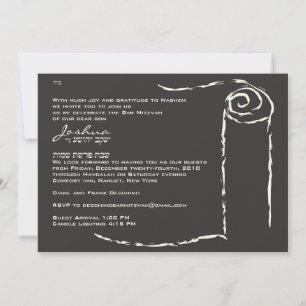 Joshua Custom 2 Invitation