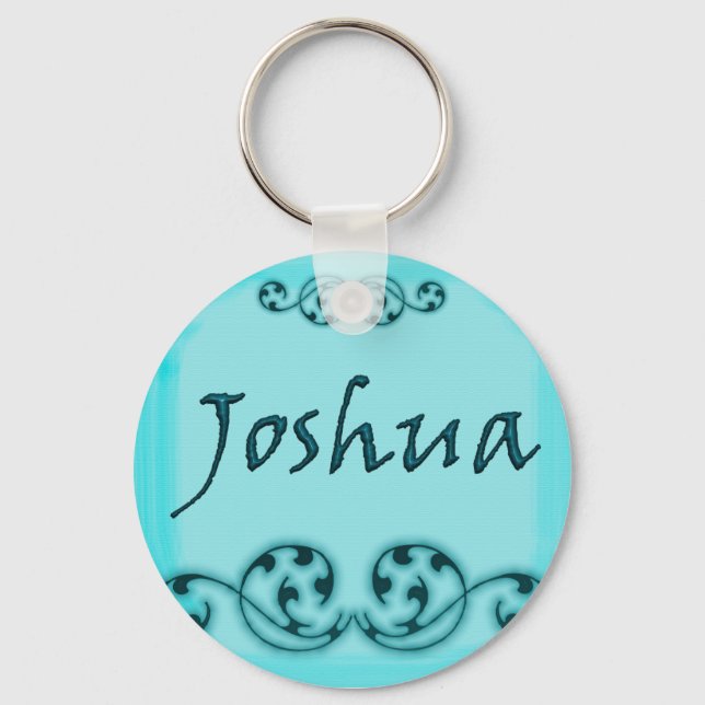 Joshua Ornamental Keychain (Front)