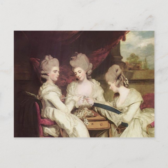 Joshua Reynolds- The Ladies Waldegrave Postcard (Front)
