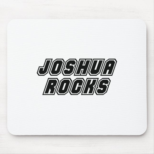 Joshua Rocks Mouse Mat (Front)
