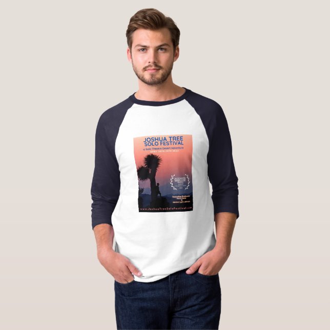 Joshua Tree 2023 Baseball T T-Shirt (Front Full)