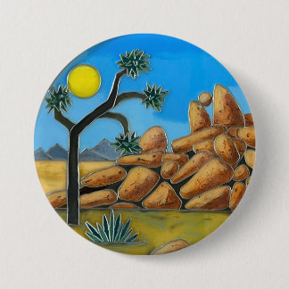 Joshua Tree Adventure Club- Fish Rock 7.5 Cm Round Badge