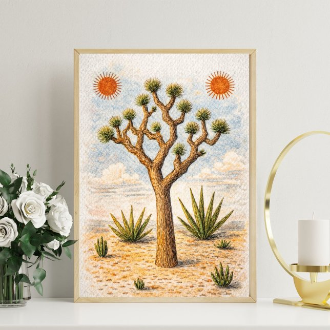 Joshua tree art | boho nature wall art (Creator Uploaded)