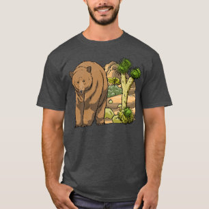 Joshua Tree Bear Animal Food Funny Women Farm Life T-Shirt