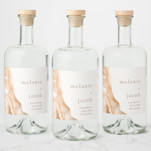 Joshua Tree Bohemian Neutral Drink Liquor Bottle Label