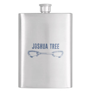 Joshua Tree California Climbing Quickdraw Hip Flask