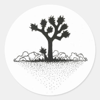 Joshua Tree Classic Round Sticker