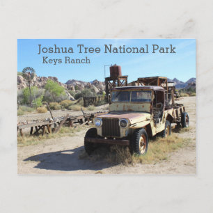 Joshua Tree - Keys Ranch Postcard! Postcard