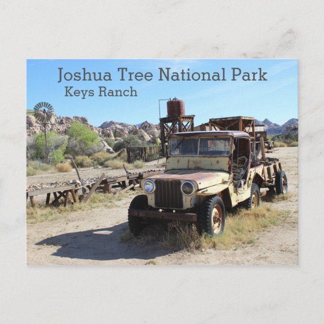 Joshua Tree - Keys Ranch Postcard! Postcard (Front)