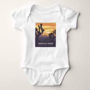Joshua Tree National Park   California Baby Bodysuit