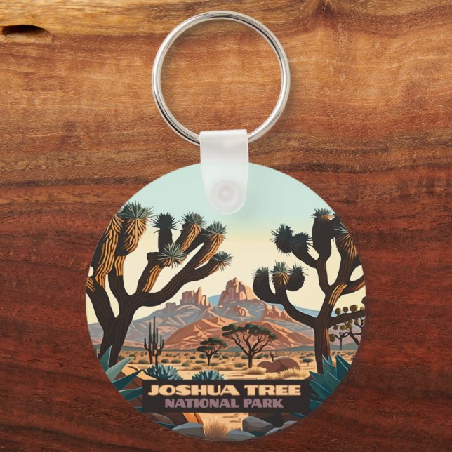 Joshua Tree National Park California Desert  Key Ring (Front)