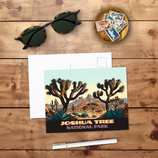 Joshua Tree National Park California Desert Postcard