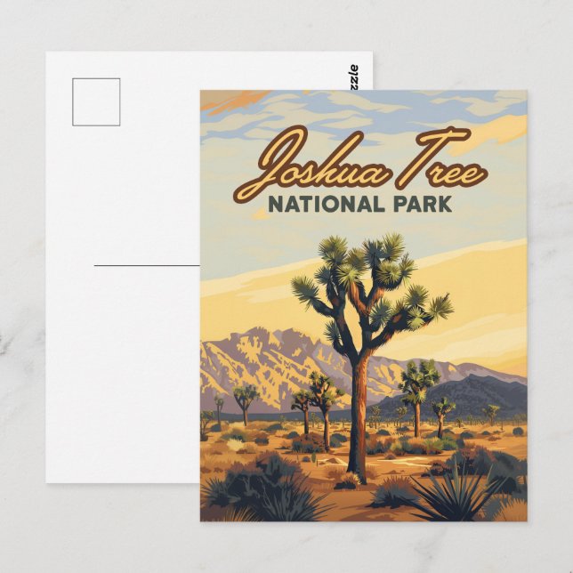 Joshua Tree National Park California Desert  Postcard (Front/Back)