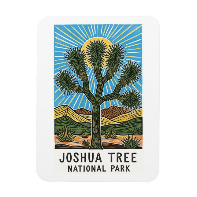 Joshua Tree National Park California Magnet (Vertical)
