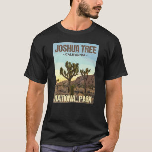 Joshua Tree National Park California Poster Design T-Shirt