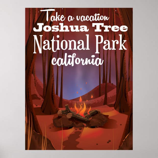 Joshua Tree National Park, California travel Poster (Front)