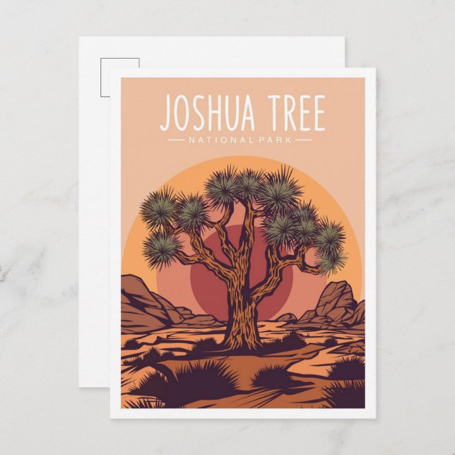 Joshua Tree National Park California USA Travel Postcard (Front/Back)