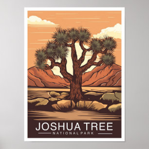Joshua Tree National Park California USA Travel Poster