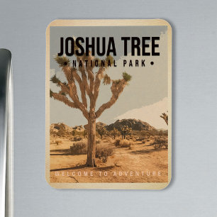 Joshua Tree National Park California Vintage Magnet