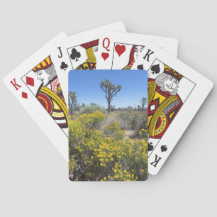 Joshua Tree National Park In Bloom Playing Cards