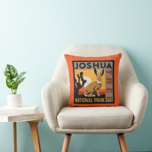 Joshua Tree National Park Jackrabbit Cushion