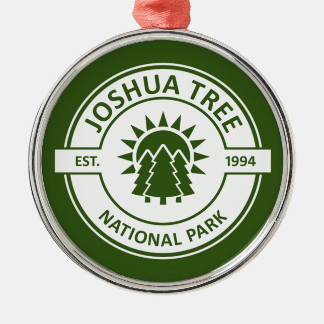 Joshua Tree National Park Metal Tree Decoration (Front)