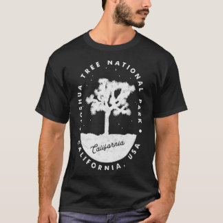 Joshua Tree National Park Night Retro Hipster  T-Shirt