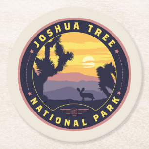 Joshua Tree National Park Round Paper Coaster