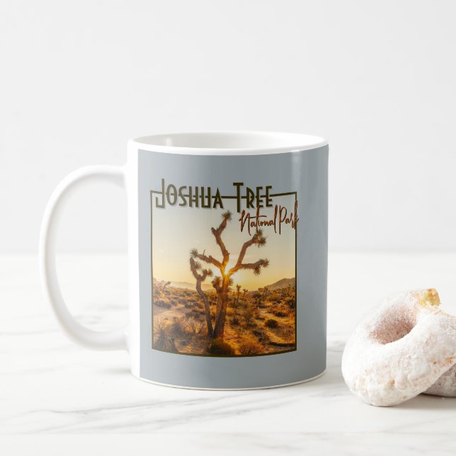 Joshua Tree National Park Souvenir Gift Coffee Mug (With Donut)