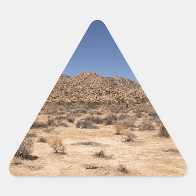 Joshua Tree National Park Triangle Sticker (Front)
