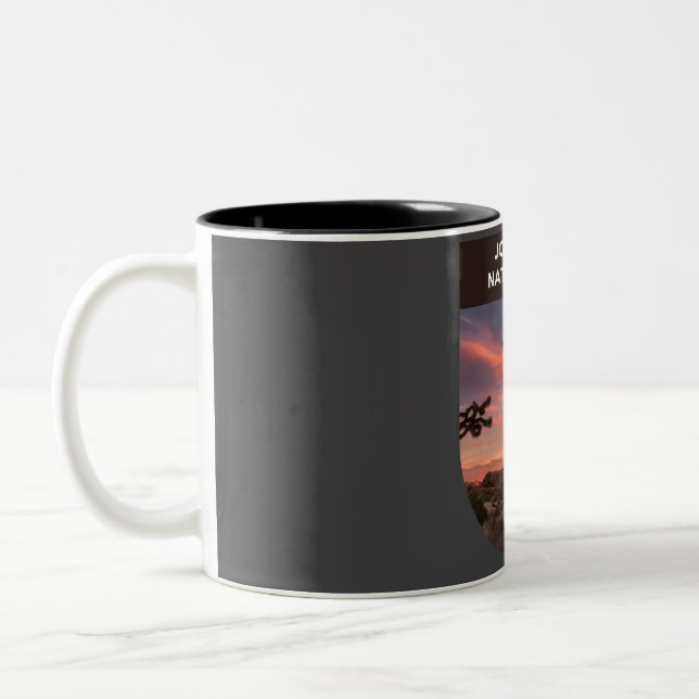 Joshua Tree National Park  Two-Tone Coffee Mug (Left)